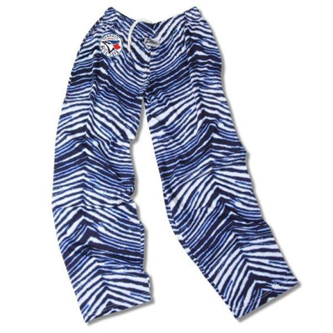 Achetez les blue jays de toronto zubaz bleu marine blanc pantalon zèbre de style vintage - sporting up