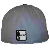 Miami Heat New Era Gray NBA Hardwood Classics 59Fifty Fitted Flat Bill Hat Cap - Sporting Up