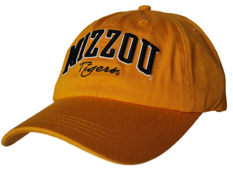 Shop Missouri Tigers Gear for Sports Women Gold Cursive Tigers Adjustable Hat Cap - Sporting Up