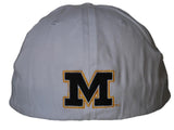 Missouri Tigers Gear for Sports White Curved Missouri Flexfit Slouch Hat Cap - Sporting Up
