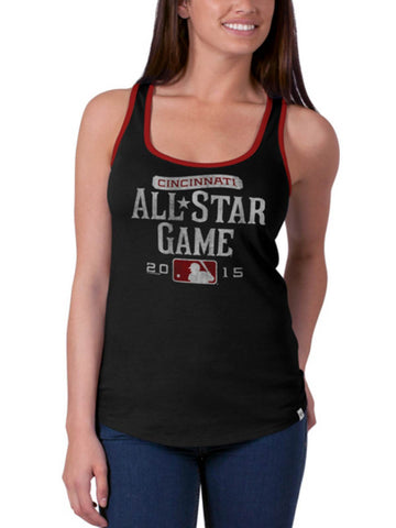 Shop 2015 MLB All-Star Game Cincinnati 47 Brand Women Black Racerback Tank Top - Sporting Up