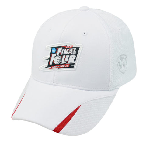 Shop 2015 Final Four Indianapolis Basketball Top of the World White One Fit Hat Cap - Sporting Up
