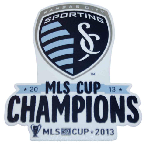 Shop Sporting KC Kansas City Wincraft 2013 MLS Cup Champs Clear Die-Cut Decal 8"x8" - Sporting Up