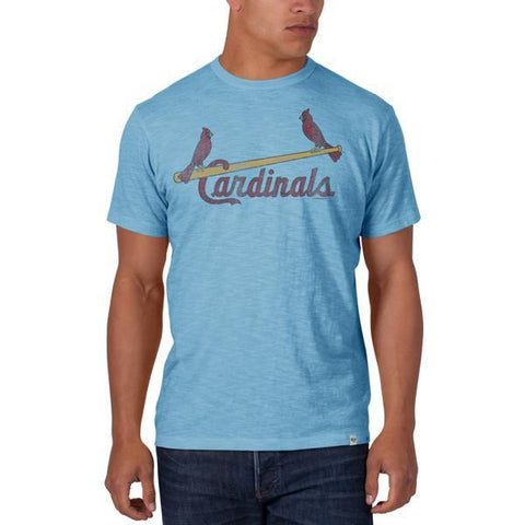 Shop St. Louis Cardinals 47 Brand Carolina Blue Alternate Logo Scrum T-Shirt - Sporting Up