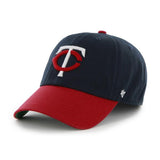 Minnesota Twins 47 Brand Franchise Red Navy White Logo Road Hat Cap - Sporting Up