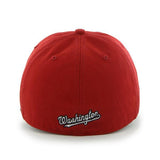 Washington nationals 47 märkes franchise röd vit med hemlogotyp hattmössa - sportig upp