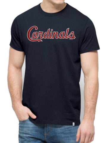 St. louis cardinals 47 brand fall azul marino mvp camiseta de flanco de algodón suave - sporting up