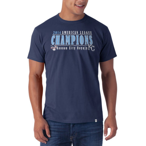 Camiseta de ala de campeones de la liga americana 2014 de la marca Kansas City Royals 47 - Sporting Up