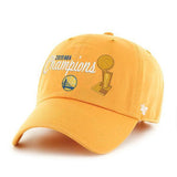Golden State Warriors 47 Brand 2015 NBA Champions Gold Trophy Adjustable Hat Cap - Sporting Up