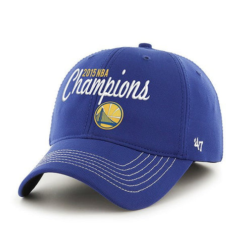 Shop Golden State Warriors 2015  Finals Champs 47 Brand Blue Closer Hat Cap - Sporting Up