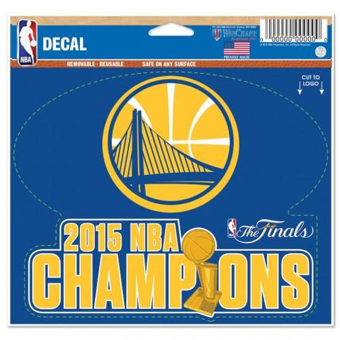 Shop Golden State Warriors 2015  Finals Champions WinCraft Multi-Use Decal - Sporting Up