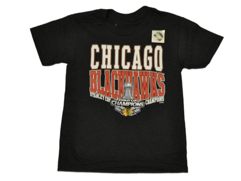 Chicago Blackhawks 2015 Stanley Cup Champs Jugend-Saag-Trophäen-T-Shirt – sportlich