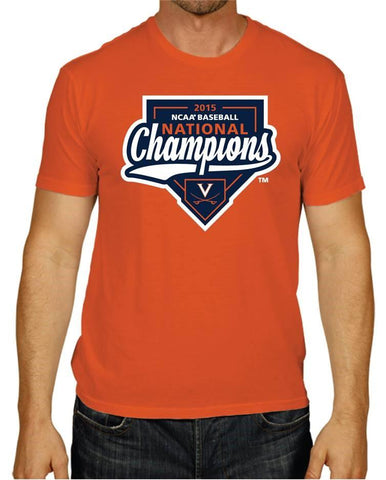 Camiseta de campeones de béisbol cws de la serie mundial universitaria 2015 de los Virginia Cavaliers - sporting up
