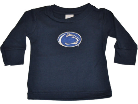 Penn State Nittany Lions Zwei Fuß voraus Marineblaues Langarm-T-Shirt für Babys und Kleinkinder – sportlich