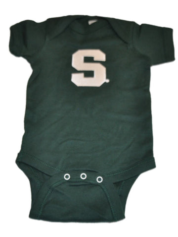 Michigan State Spartans dos pies por delante bebé bebé regazo hombro traje de una pieza - deportivo