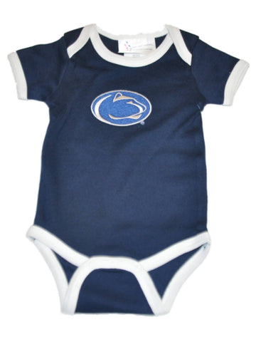 Penn State Nittany Lions TFA Infant Baby Lap Shoulder Ringer Romper Outfit - Sporting Up