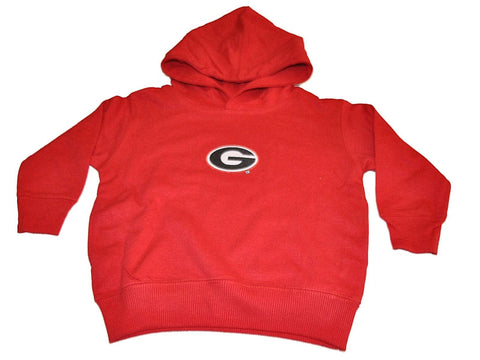 Shop Georgia Bulldogs Two Feet Ahead Toddler Red Fleece Hoodie Sweatshirt - Sporting Up