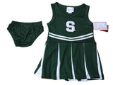 Michigan State Spartans TFA Jugend-Kleinkind verkleiden sich im Cheerleader-Outfit – sportlich