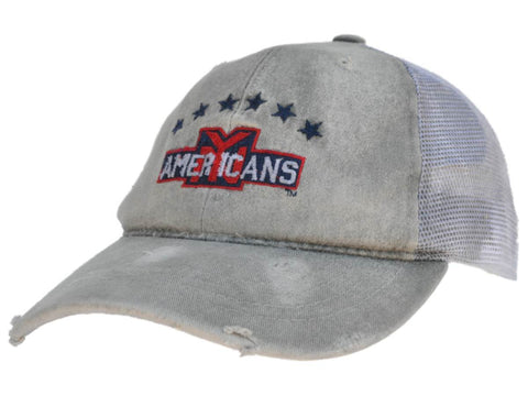 Shop New York Americans Retro Brand Gray Worn Mesh Vintage Adj Snapback Hat Cap - Sporting Up