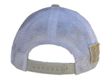 New York Americans Retro Brand Gray Worn Mesh Vintage Adj Snapback Hat Cap - Sporting Up