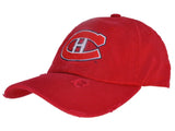 Montreal Canadiens Retro Brand Red Worn Vintage Flexfit Slouch Hat Cap - Sporting Up