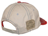 Detroit Red Wings Retro Brand Red Beige Vintage Stitched Snapback Hat Cap - Sporting Up
