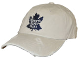 Toronto Maple Leafs Retro Brand Beige Worn Vintage Flexfit Hat Cap - Sporting Up