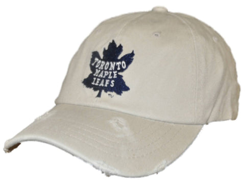 Shop Toronto Maple Leafs Retro Brand Beige Worn Vintage Flexfit Hat Cap - Sporting Up