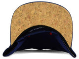 Oklahoma City Thunder Mitchell & Ness Navy Cork Adjustable Snapback Hat Cap - Sporting Up
