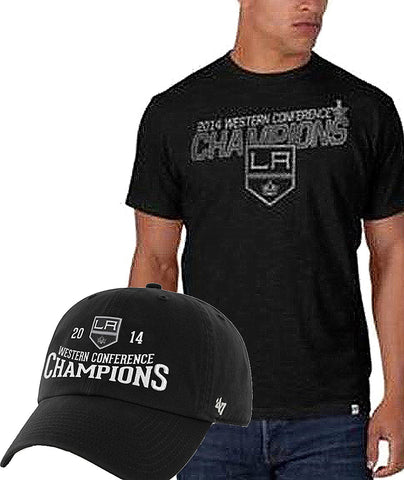 Los Angeles La Kings 2014 NHL Western Conference Champions Chemise Chapeau Pack - Sporting Up