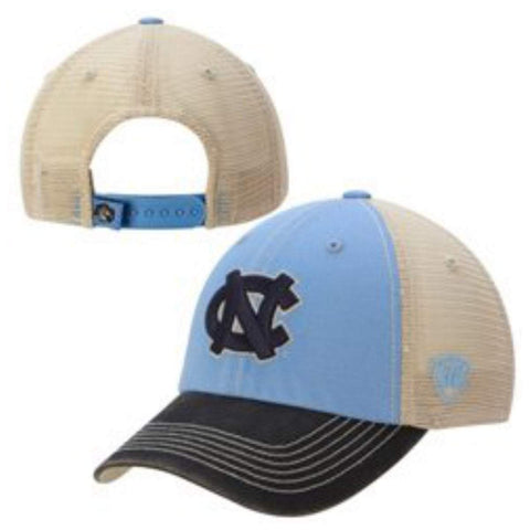 Shop North Carolina Tar Heels Top of the World Blue Navy Offroad Snapback Hat Cap - Sporting Up