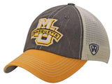 Marquette Golden Eagles Top of the World Navy Yellow Offroad Snapback Hat Cap - Sporting Up