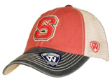 NC State Wolfpack Top of the World Red Black Offroad Adj Snapback Hat Cap - Sporting Up