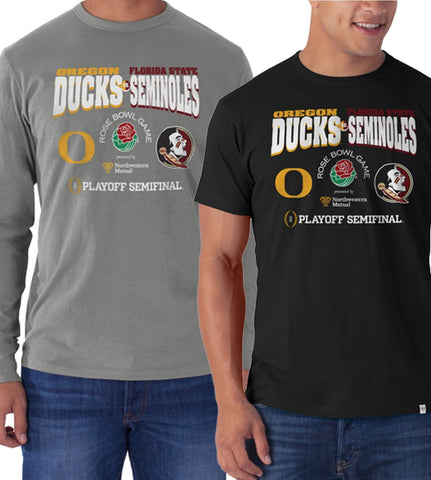 Compre el paquete de camisetas de fútbol americano del rose bowl de los seminoles del estado de florida de los patos de oregon 2015 - sporting up
