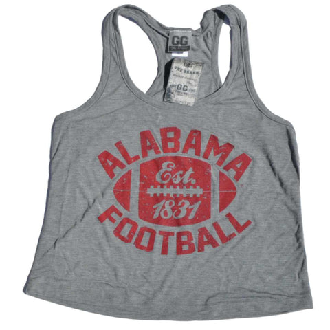 Shop Alabama Crimson Tide GG Women Gray Football Performance Dance Tank Top - Sporting Up