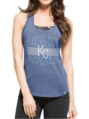 Kansas city royals 47 märke kvinnor blå high point racerback linne - sportig upp