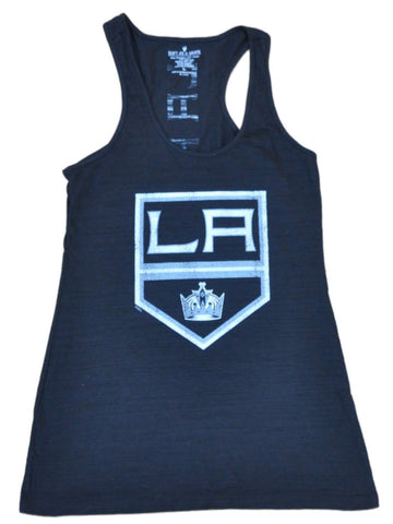 Shop Los Angeles Kings LA SAAG Women Black Racerback Tri-Blend Tank Top T-Shirt - Sporting Up