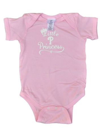 Boutique Philadelphie Phillies Saag bébé bébé rose petite princesse tenue une pièce - sporting up