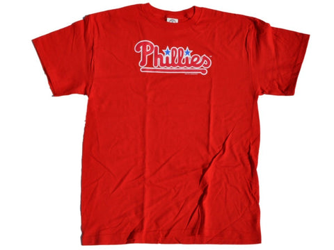Philadelphia Phillies SAAG Women Red Star Logo Loose Fit T-Shirt