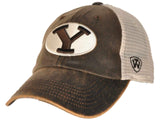 BYU Cougars Top of the World Brown Scat Mesh Adjustable Snapback Hat Cap - Sporting Up