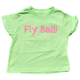 Detroit Tigers Saag camiseta de algodón con mariposa verde lima para niñas pequeñas - sporting up