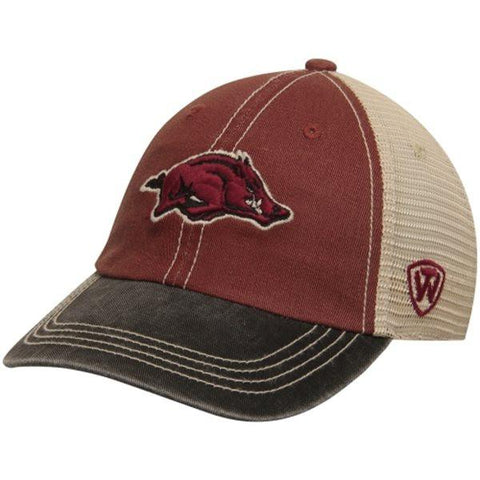Shop Arkansas Razorbacks TOW Youth Rookie Tri-Tone Offroad Adjustable Snap Hat Cap - Sporting Up