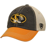 Missouri Tigers TOW Youth Rookie Tri-Tone Offroad Adjustable Snapback Hat Cap - Sporting Up