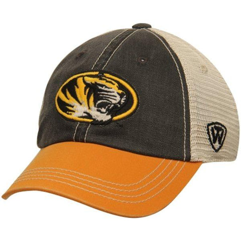 Shop Missouri Tigers TOW Youth Rookie Tri-Tone Offroad Adjustable Snapback Hat Cap - Sporting Up