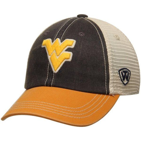 Shop West Virginia Mountaineers TOW Youth Rookie Tri-Tone Offroad Adjust Snap Hat Cap - Sporting Up