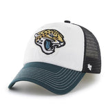 Jacksonville Jaguars 47 Brand Tri-Tone Privateer Closer Flexfit Slouch Hat Cap - Sporting Up