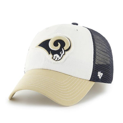 St. Louis Rams 47 Brand Tri-Tone Privateer Closer Mesh Flexfit Slouch Hat Cap – sportlich