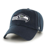 Seattle Seahawks 47 Brand Navy Clean Up Adjustable Slouch Hat Cap - Sporting Up