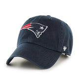 New England Patriots 47 Brand Navy Clean Up Adjustable Slouch Hat Cap - Sporting Up