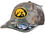 Iowa Hawkeyes TOW Camo Realtree Xtra Memory Foam Flexfit Hat Cap (M/L) - Sporting Up